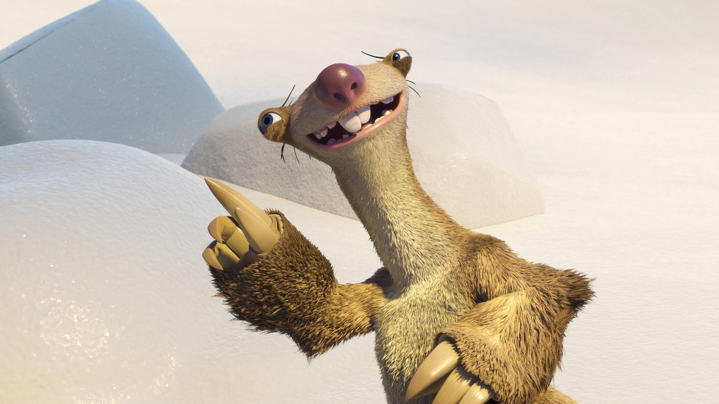 Sid, il simpatico bradipo dell'Era Glaciale