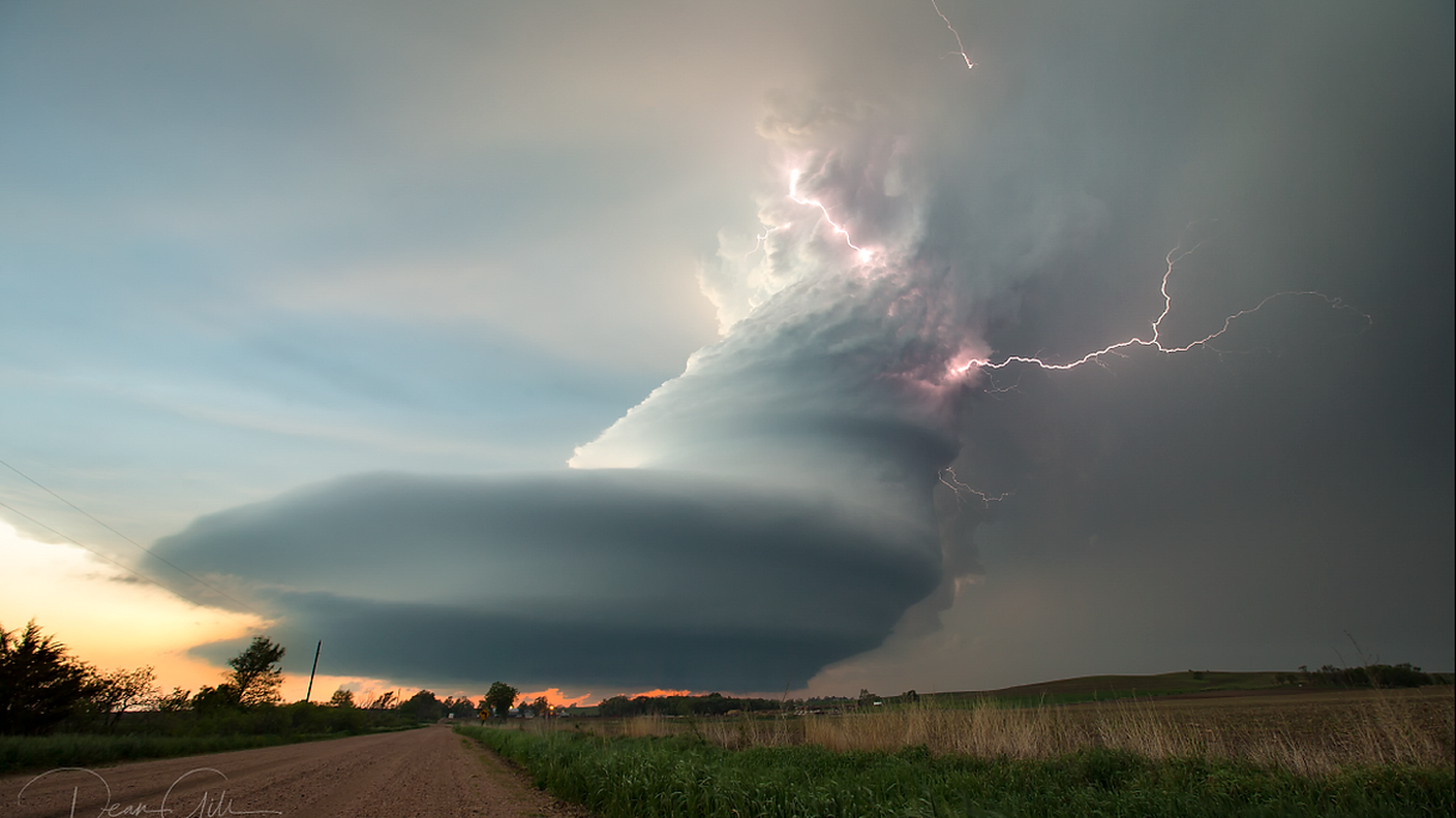 Una supercella fotografata negli Stati Uniti