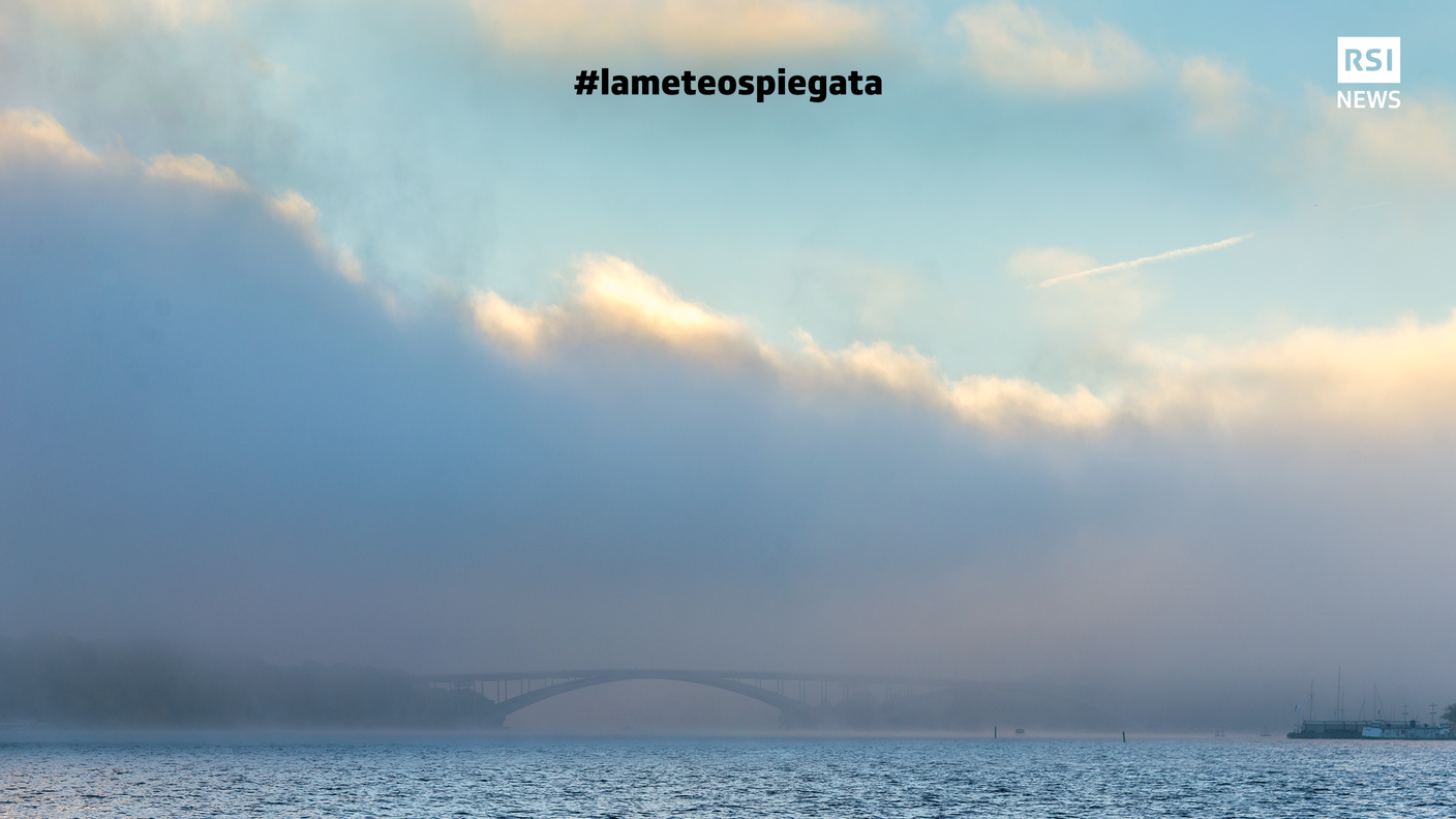 Nebbia frontale fotografata in Svezia nel 2015