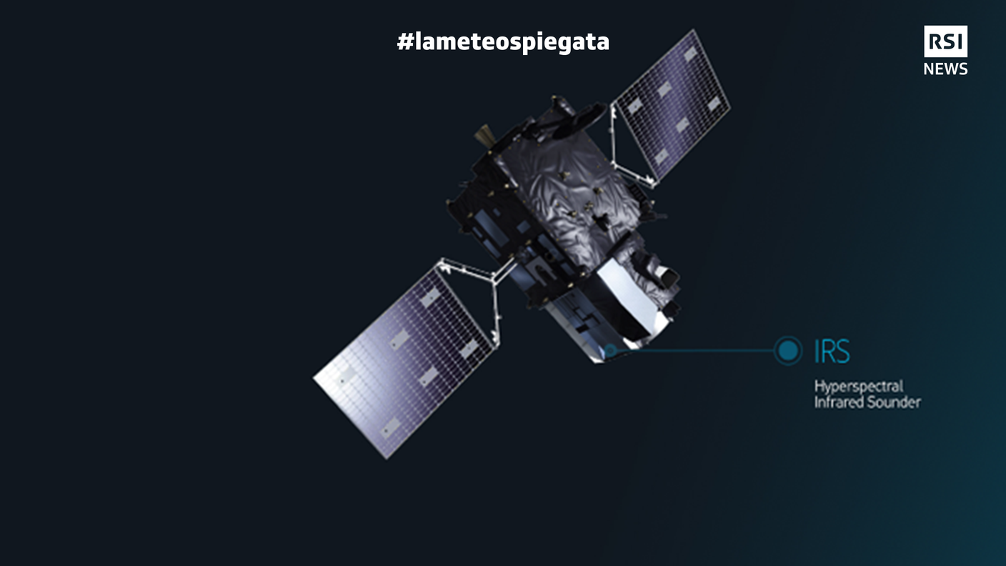 Rappresentazione grafica del futuro satellite MTG Sounder