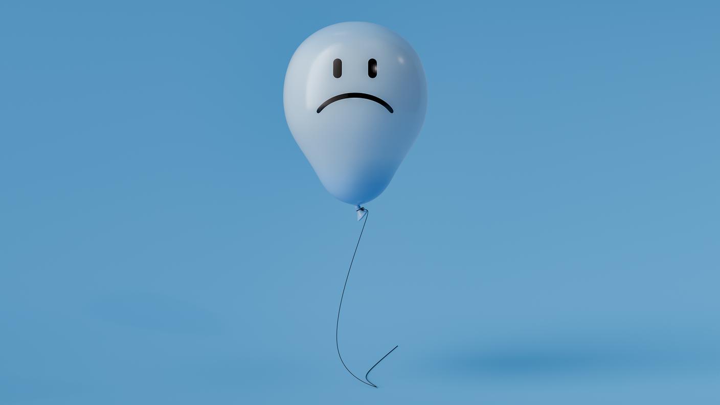 In inglese, "blue" significa anche "triste, depresso"