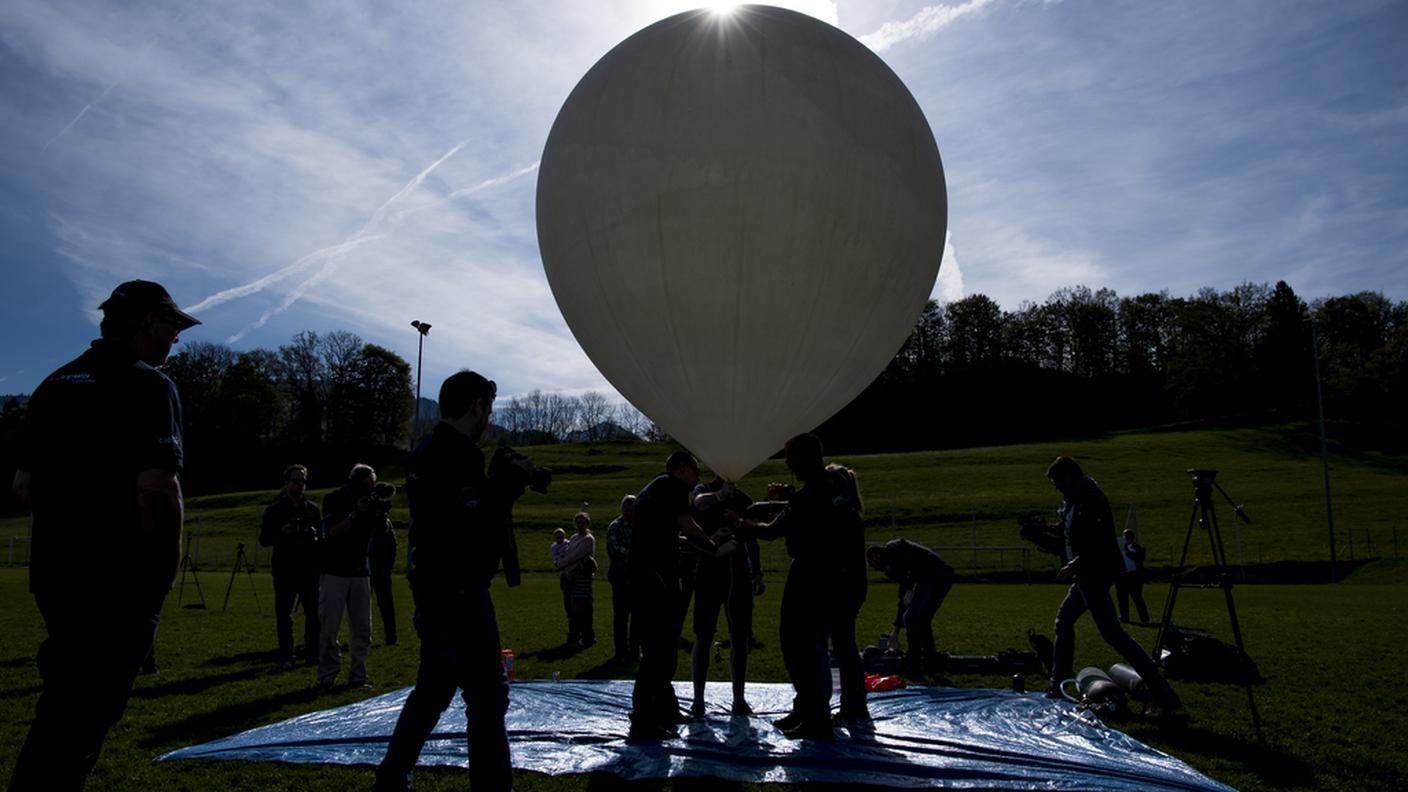 Riuscito l'esperimento con un pallone aerostatico equipaggiato con cellule fotovoltaiche