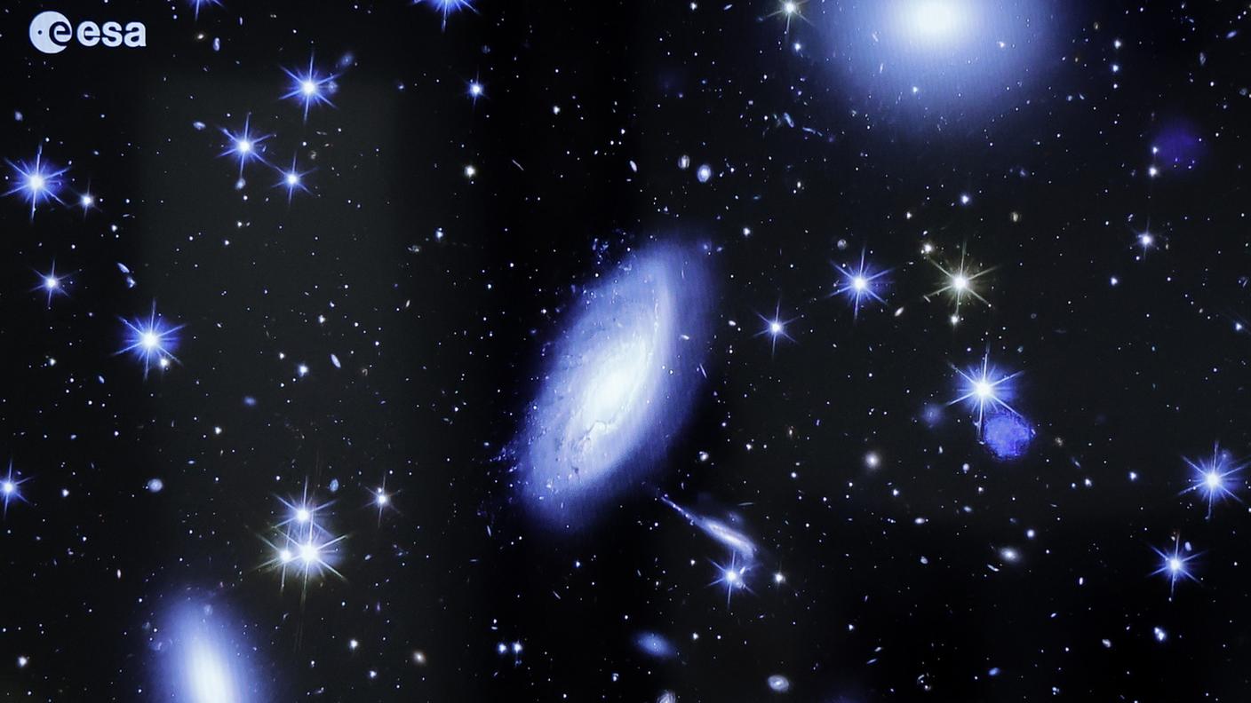 Un'immagine scatta da Euclid rilasciata dall'ESA la scorsa settimana