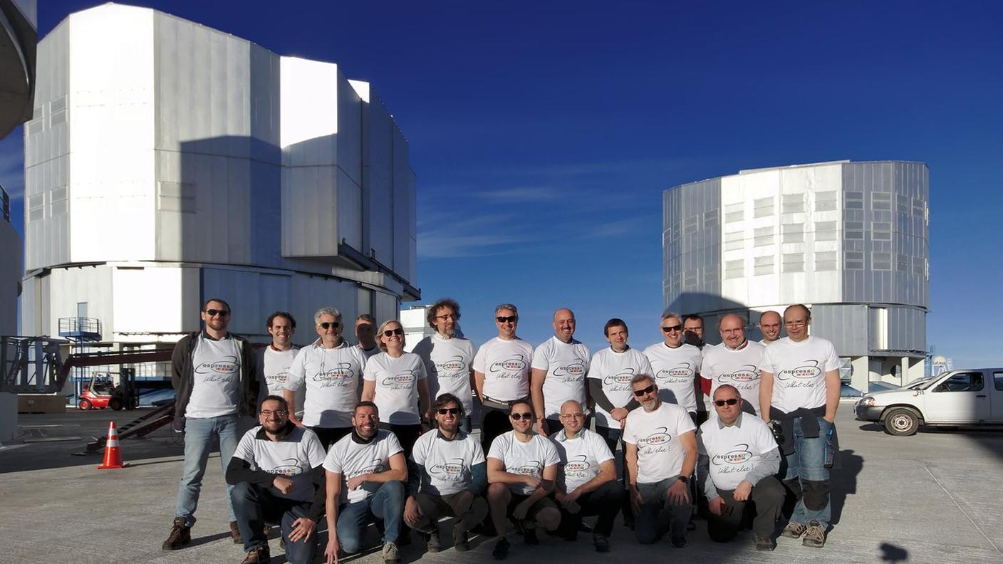 L'equipe che lavora al progetto