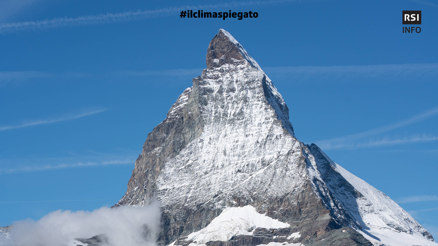 L'icona della Svizzera, il Cervino... dove regna il clima alpino
