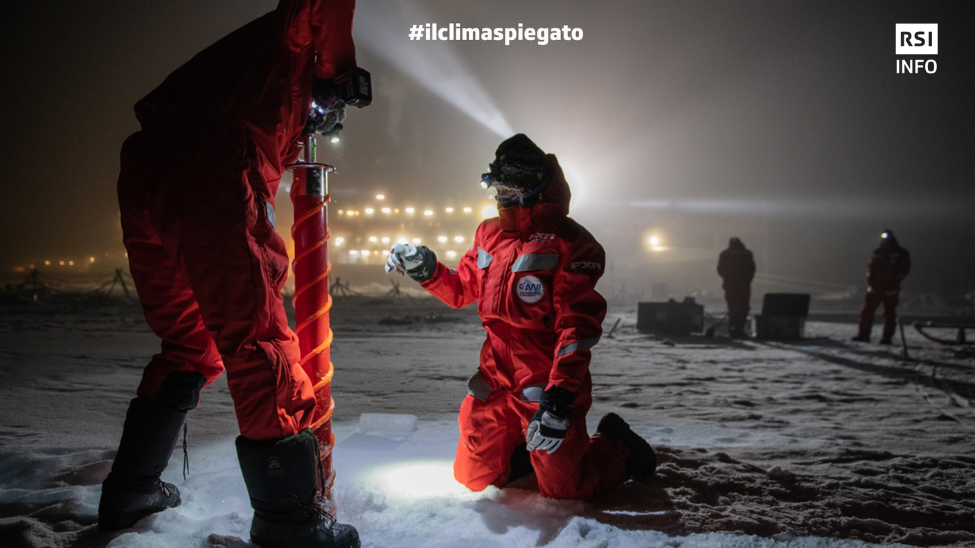 Le carote di ghiaccio sono una delle principali fonti di dati nella paleoclimatologia