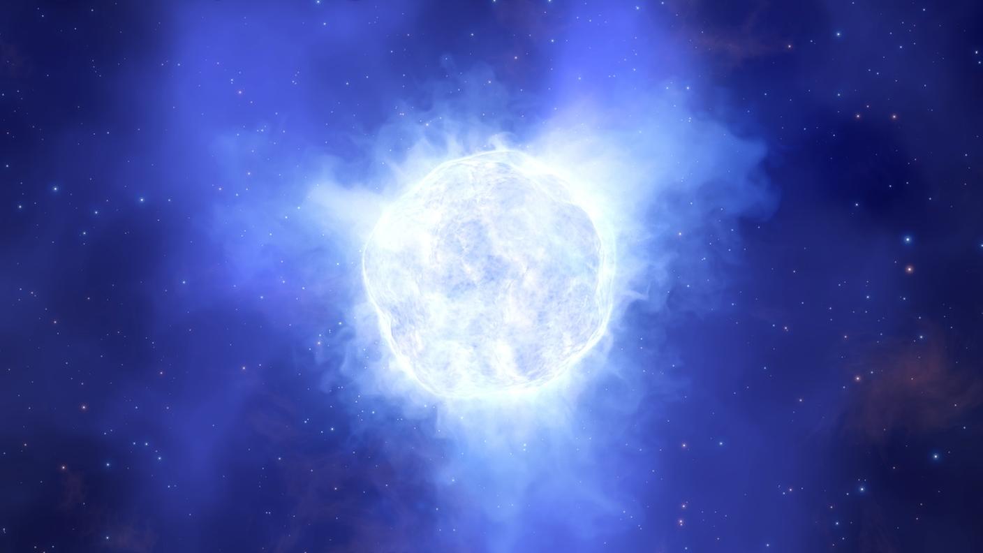 La stella era circa 2,5 milioni di volte più brillante del Sole