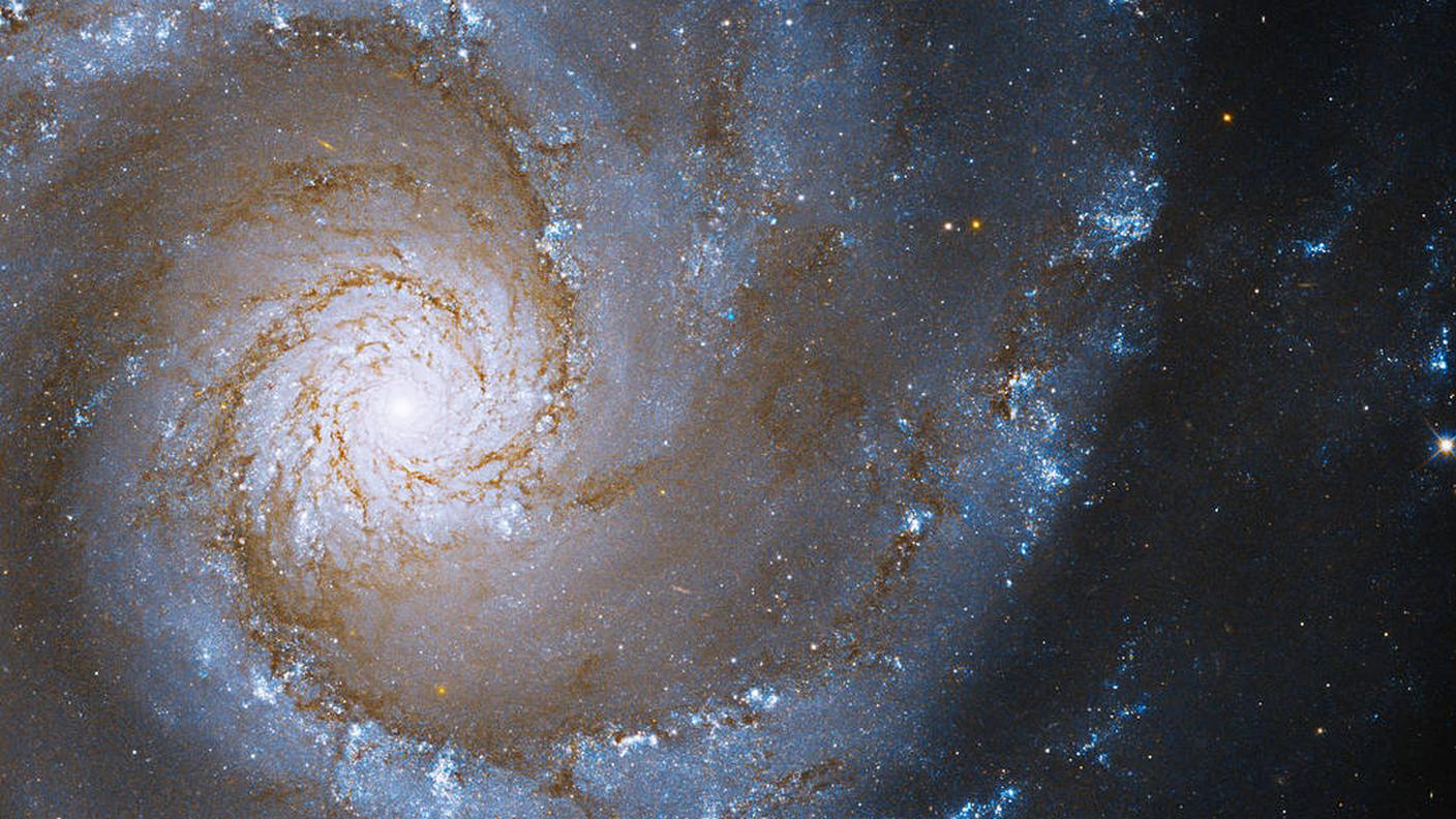 Una galassia a spirale a 53 milioni di anni luce dalla Terra immortalata da Hubble