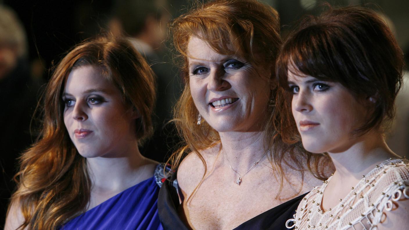 Sarah Ferguson con le figlie