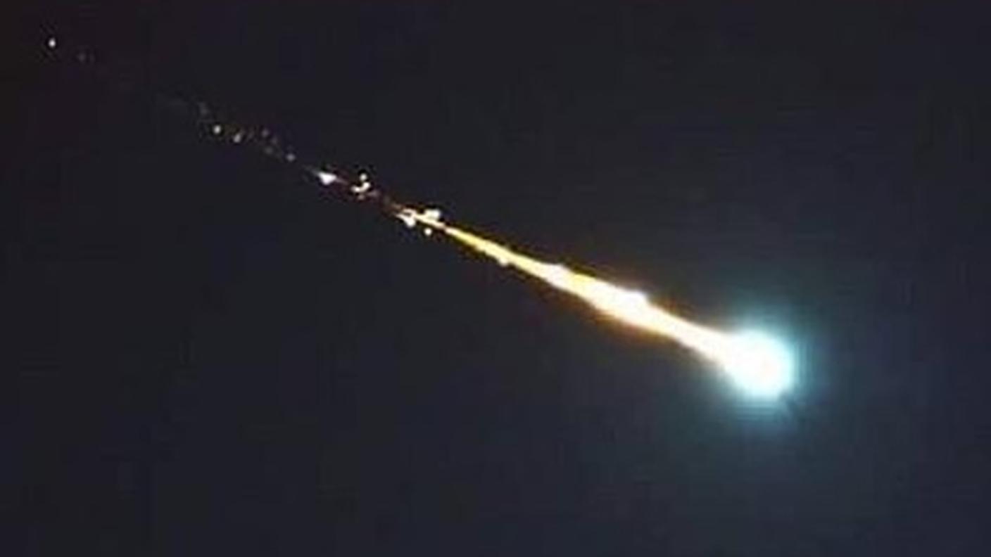 Il corpo celeste è stato visibile per circa 5-6 secondi (foto d'archivio)