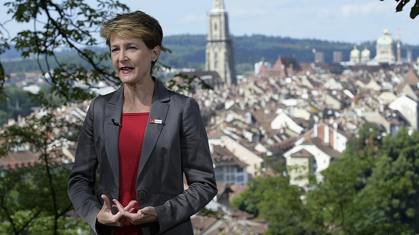 La presidente della Confederazione, Simonetta Sommaruga
