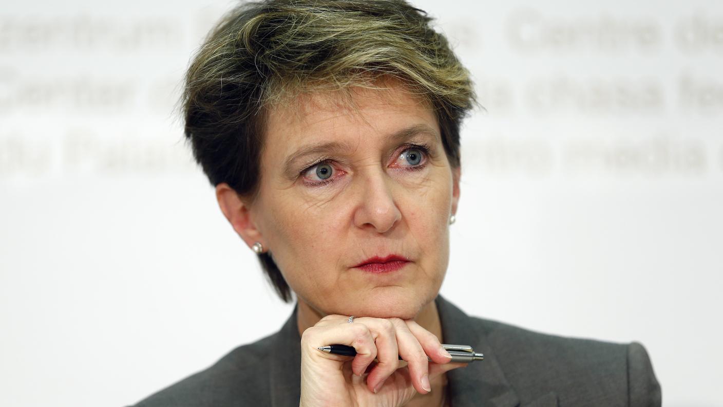 La consigliera federale è in carica dal novembre 2010