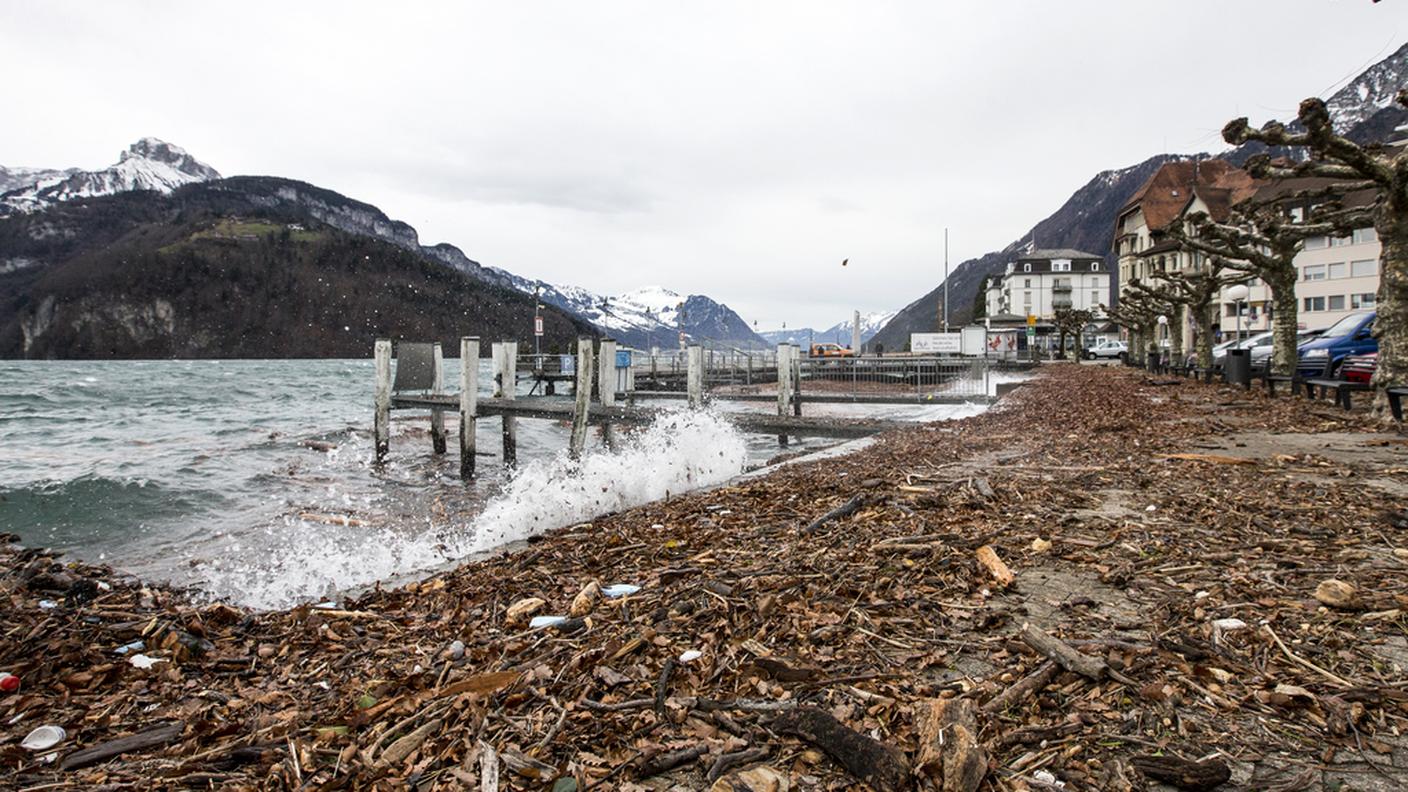I danni causati dal vento nel canton Uri
