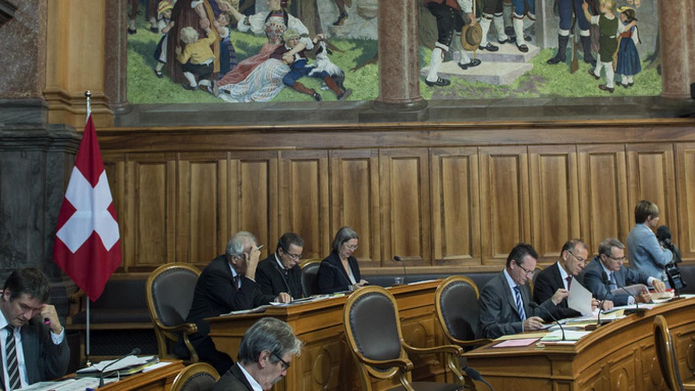 La Camera dei cantoni al lavoro