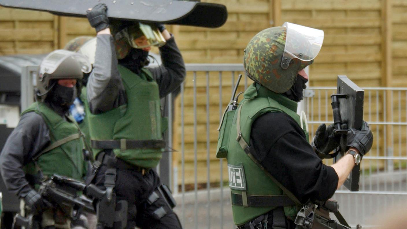 Un blitz degli agenti tedeschi