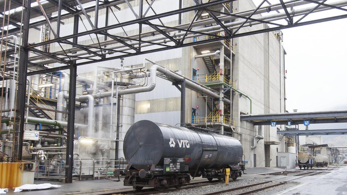 Un'immagine dello stabilimento industriale
