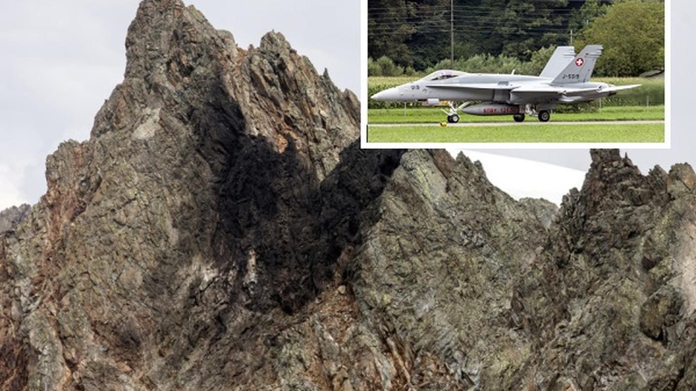 L'Hinter Tierberg dove si è schiantato il jet