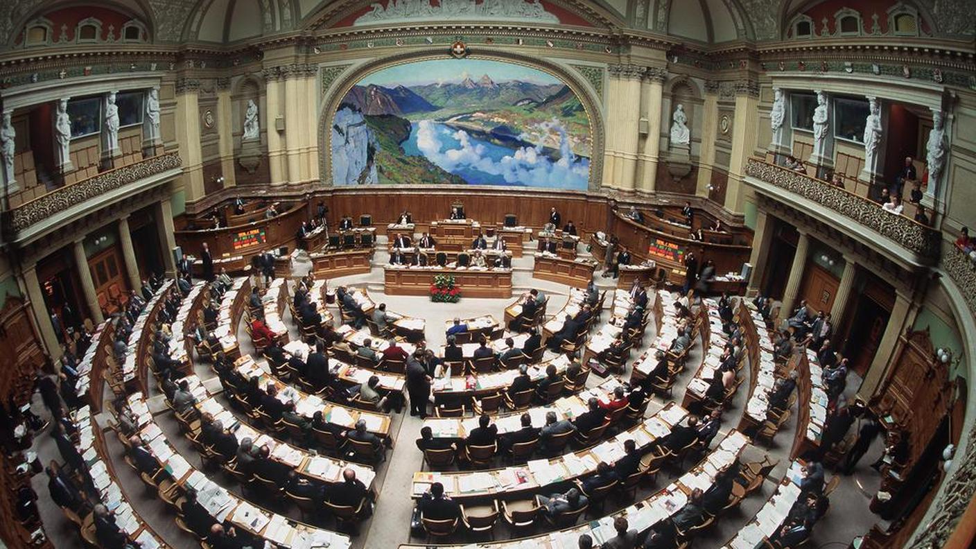 La sala del Consiglio nazionale