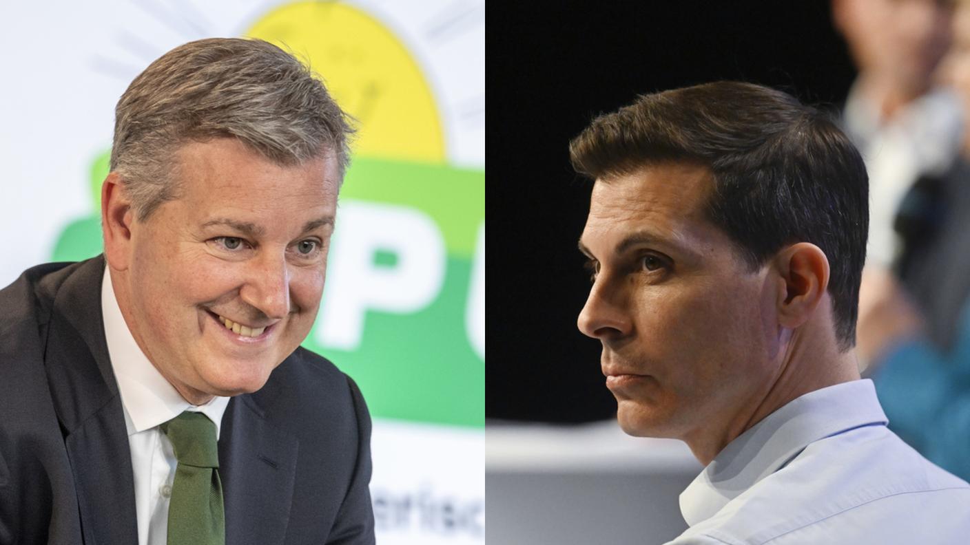 Marco Chiesa e Thierry Burkart al lavoro in vista dell'appuntamento del 22 ottobre 2023