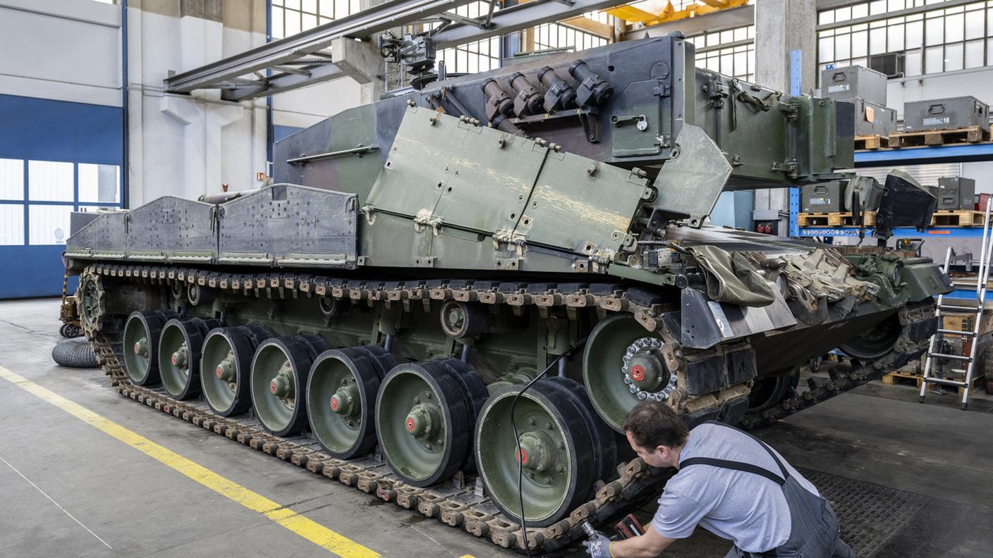 Un carro armato Leopard 2