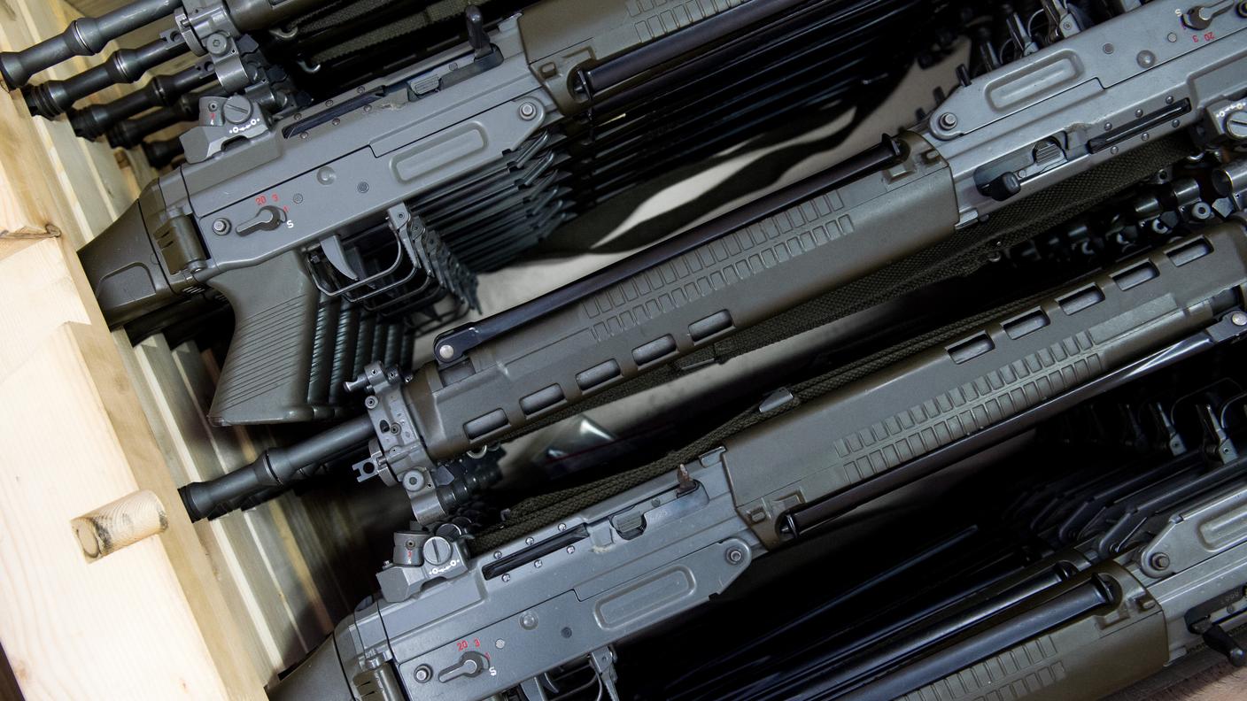 Le armi in parte restituite dopo gli obblighi militari e in parte tenute a casa