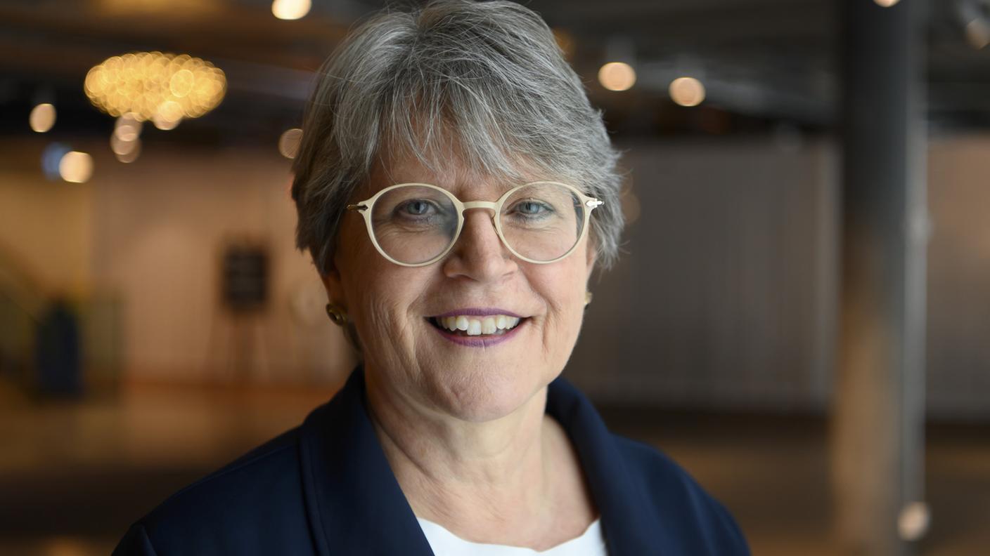 La pastora Rita Famos, presidente della Chiesa evangelica-riformata svizzera