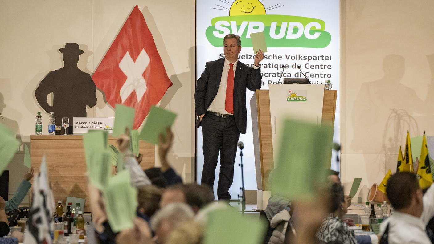 A Bürglen, nel canton Uri, lo scorso 27 gennaio i delegati dell'UDC si erano espressi contro la 13esima AVS