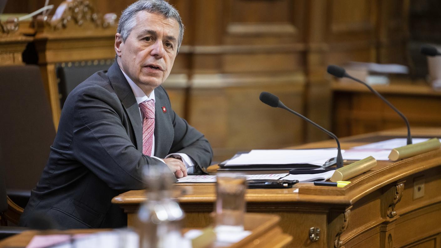 "La Svizzera si muove con prudenza", ha assicurato Ignazio Cassis