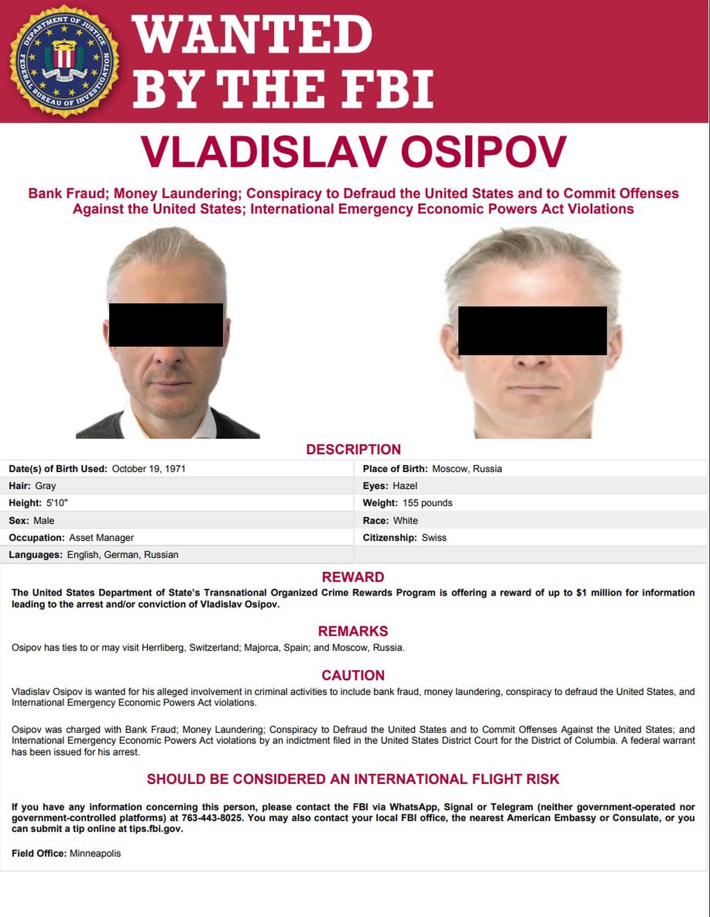 L'annuncio completo diramato dall'FBI