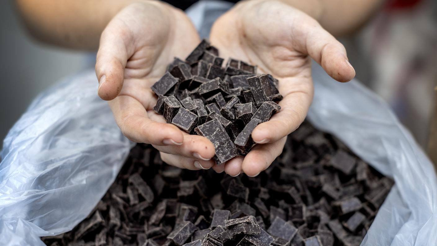 Il 70% del cioccolato svizzero viene esportato