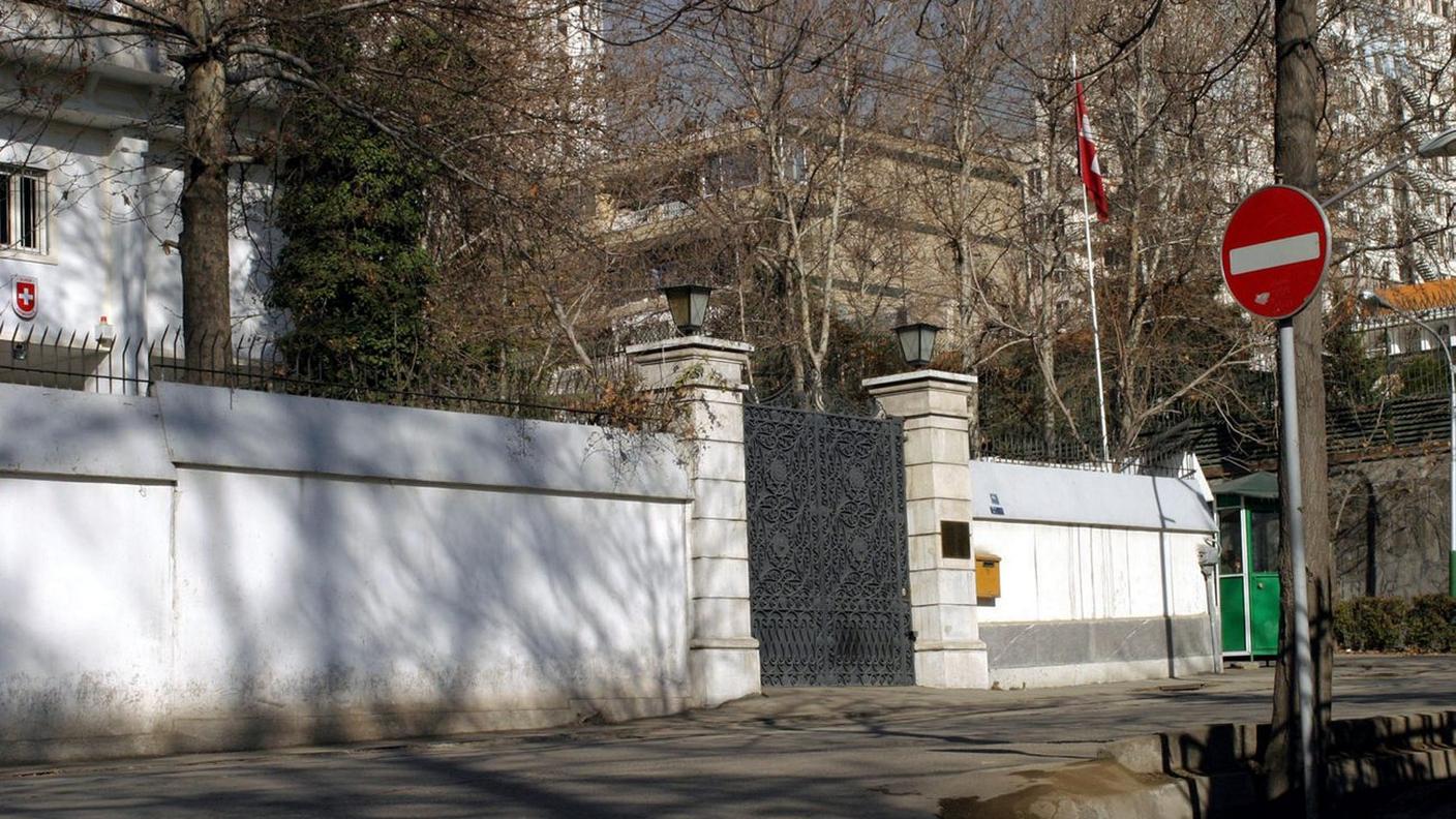 L'ambasciata svizzera a Teheran fotografata nel 2003