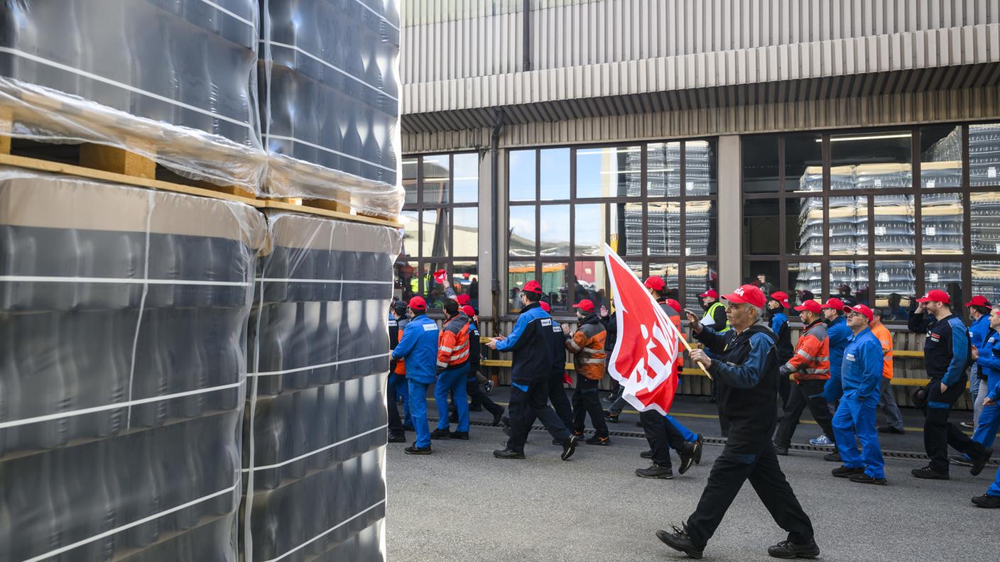 Un'azione sindacale organizzata a fine marzo