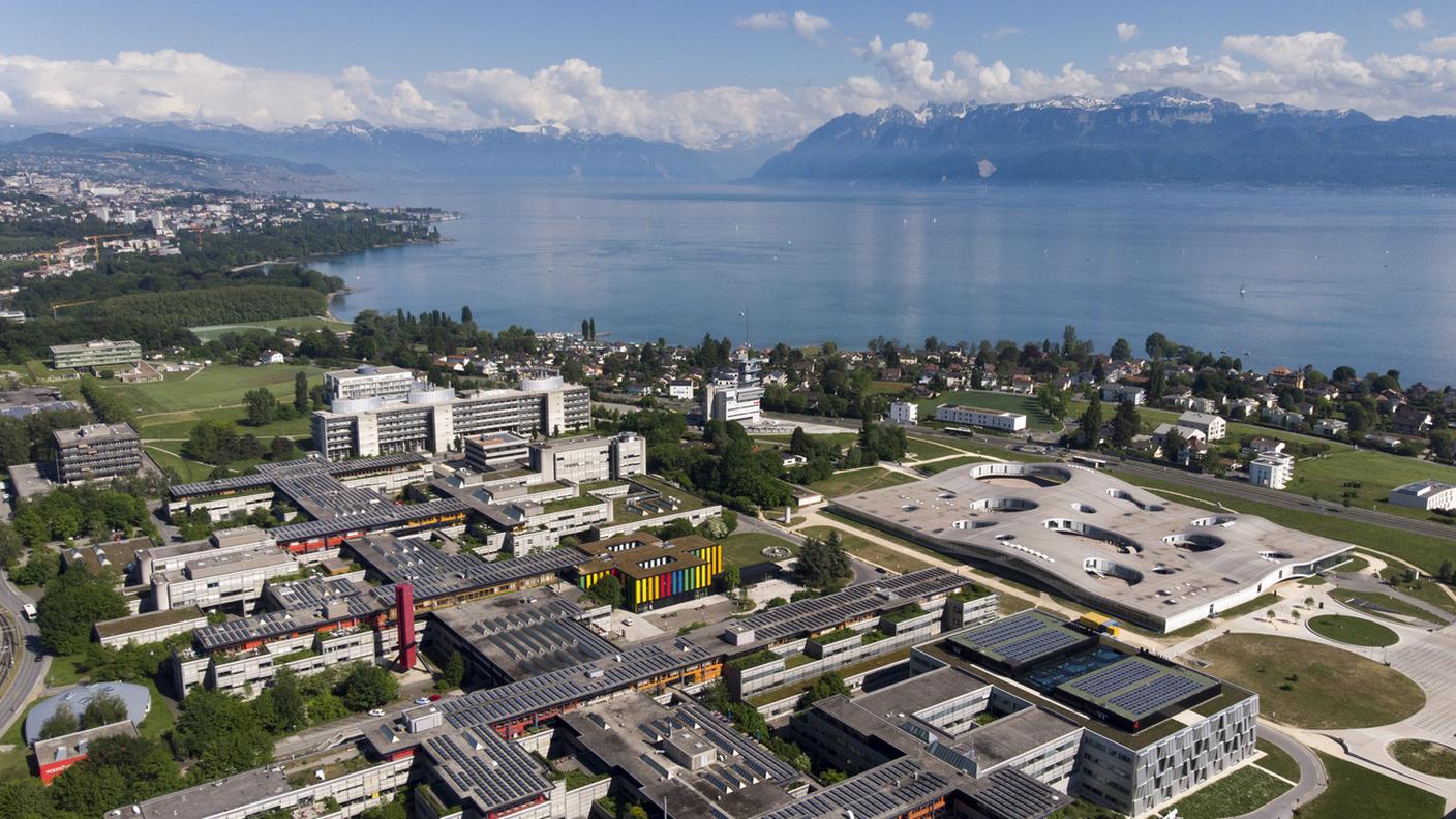 Una veduta aerea del Politecnico federale di Losanna (EPFL)
