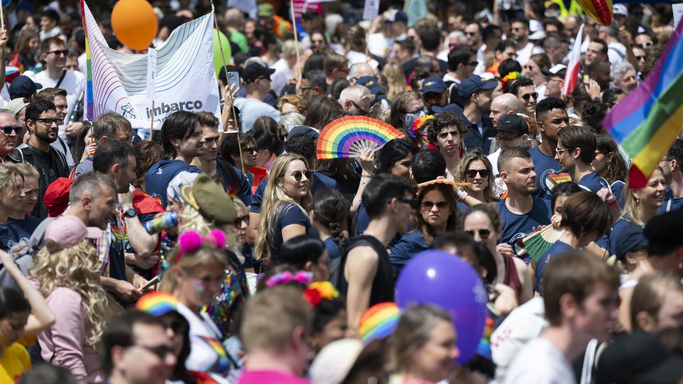 Il Pride zurighese è considerato il più grande evento LGBTQIA+ della Svizzera.