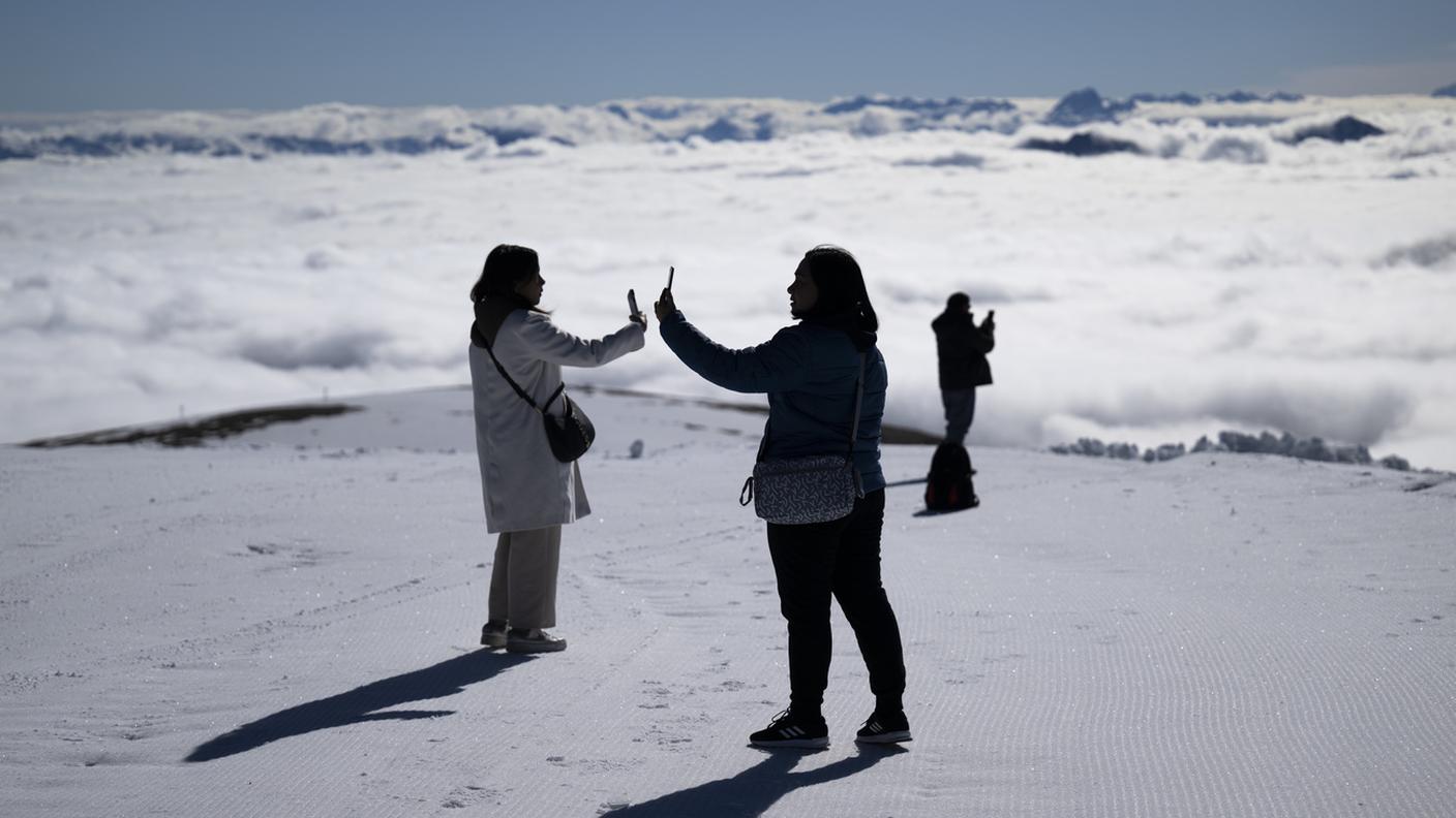 Le vette alpine attraggono sempre molti turisti