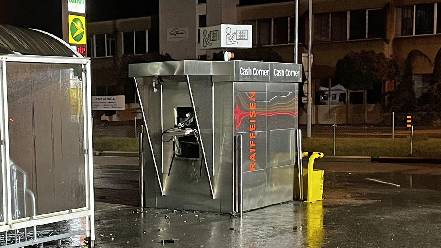 Un bancomat nel canton Lucerna preso di mira dai malviventi