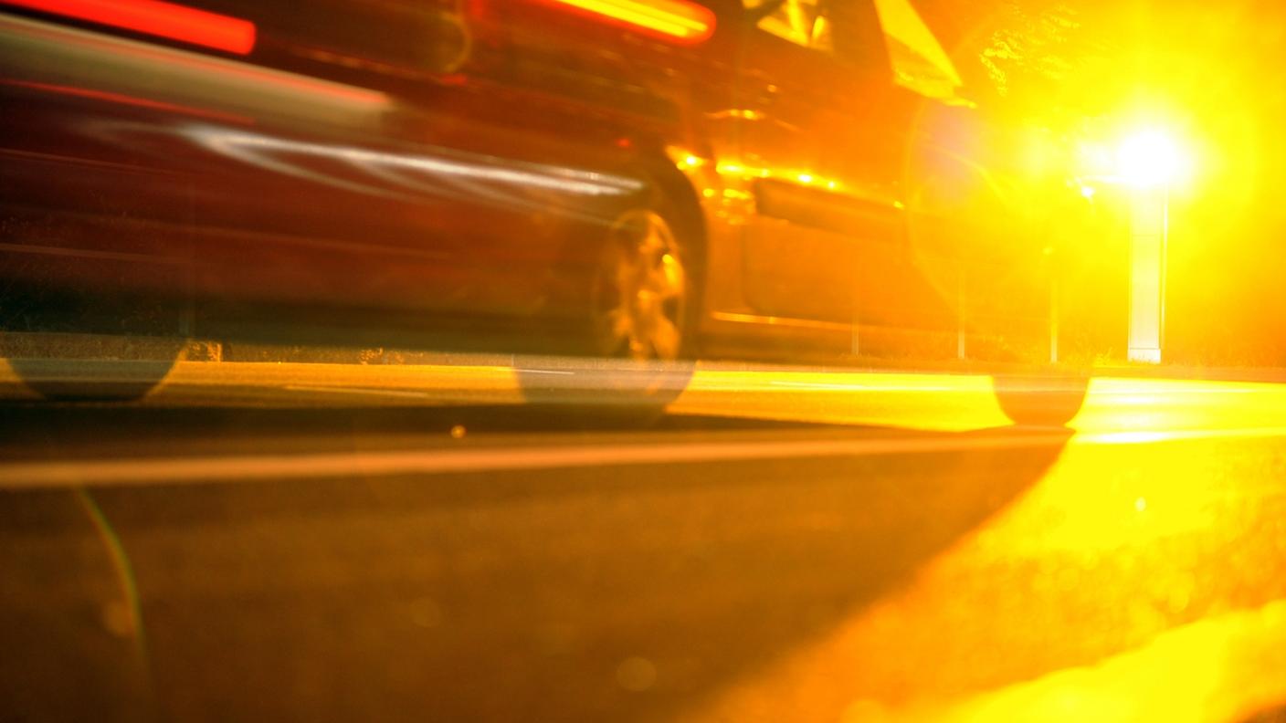 Il flash del radar ha colto l'automobilista a una velocità 108 km/h superiore al limite