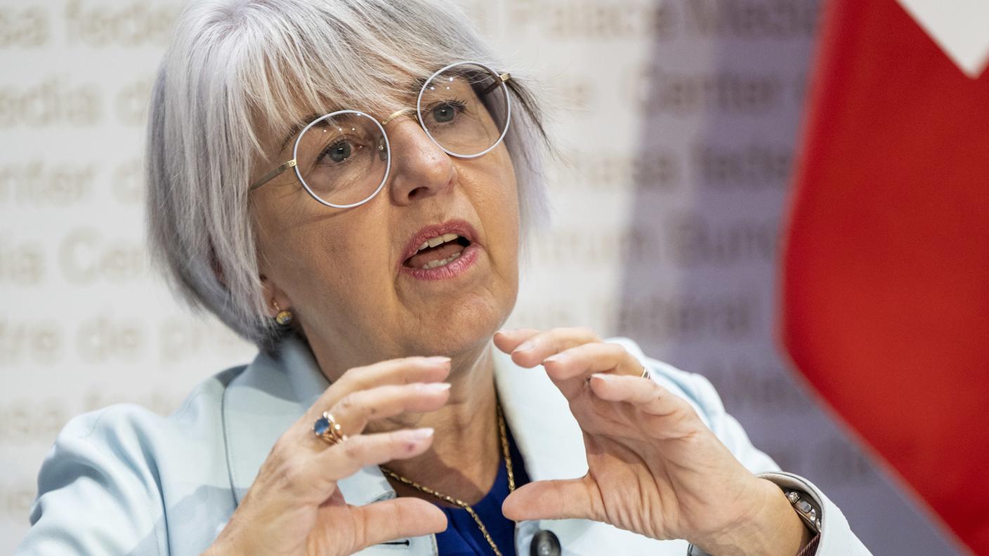 La consigliera federale Elisabeth Baume-Schneider