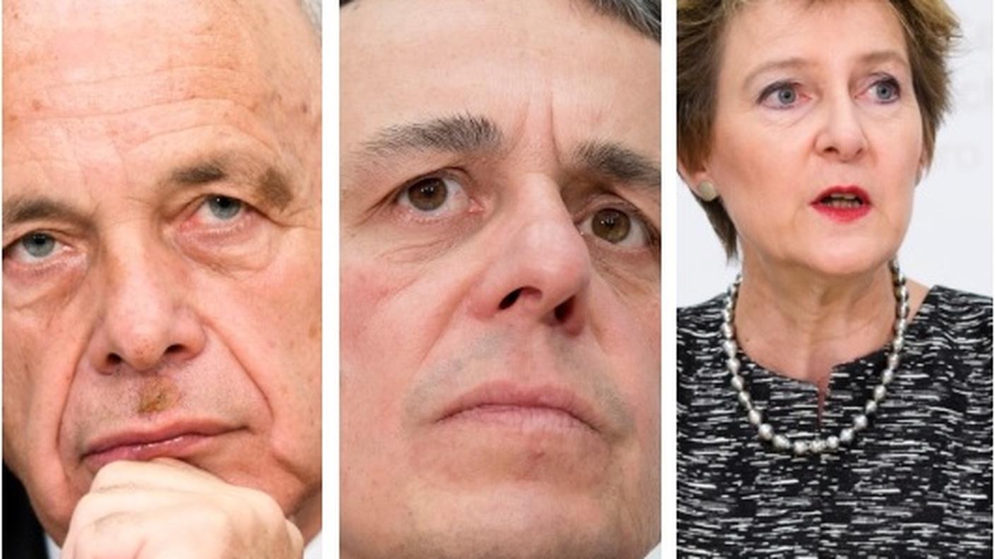 Presenti i tre consiglieri federali