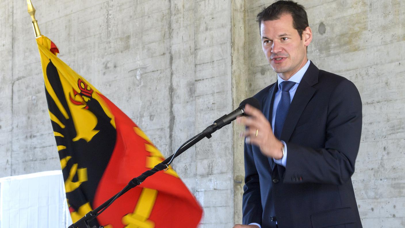 Il presidente del Consiglio di Stato ginevrino Pierre Maudet