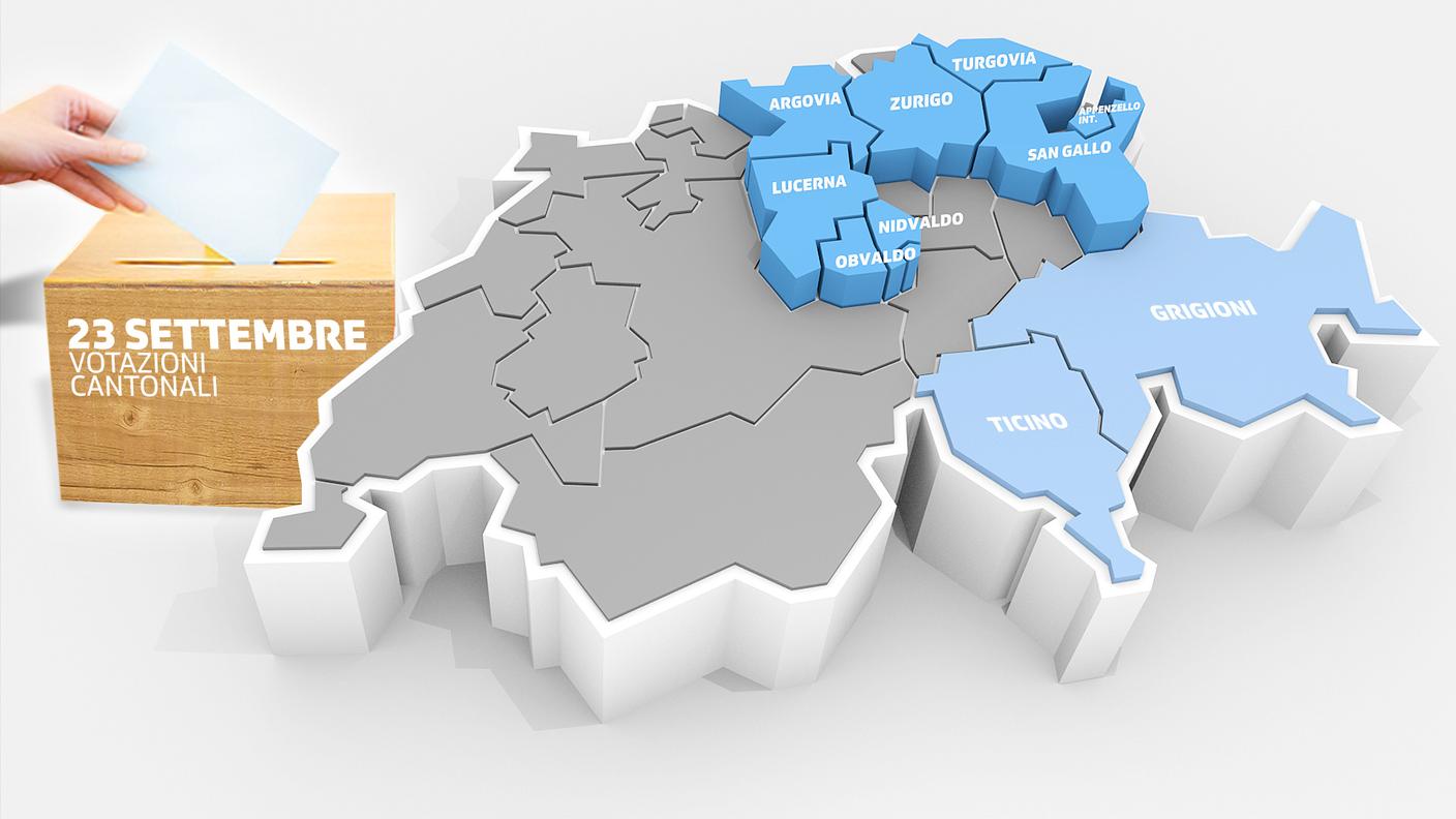 Una domenica di voto soprattutto nella Svizzera orientale