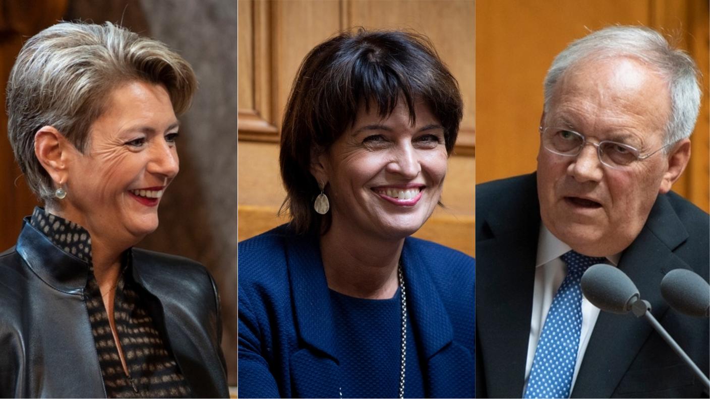 Karin Keller-Sutter, Doris Leuthard, Johann Schneider-Ammann