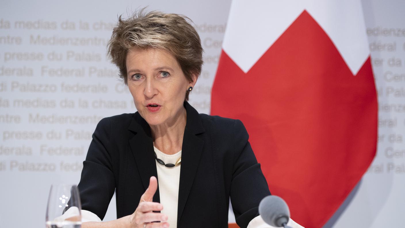 La consigliera federale Simonetta Sommaruga