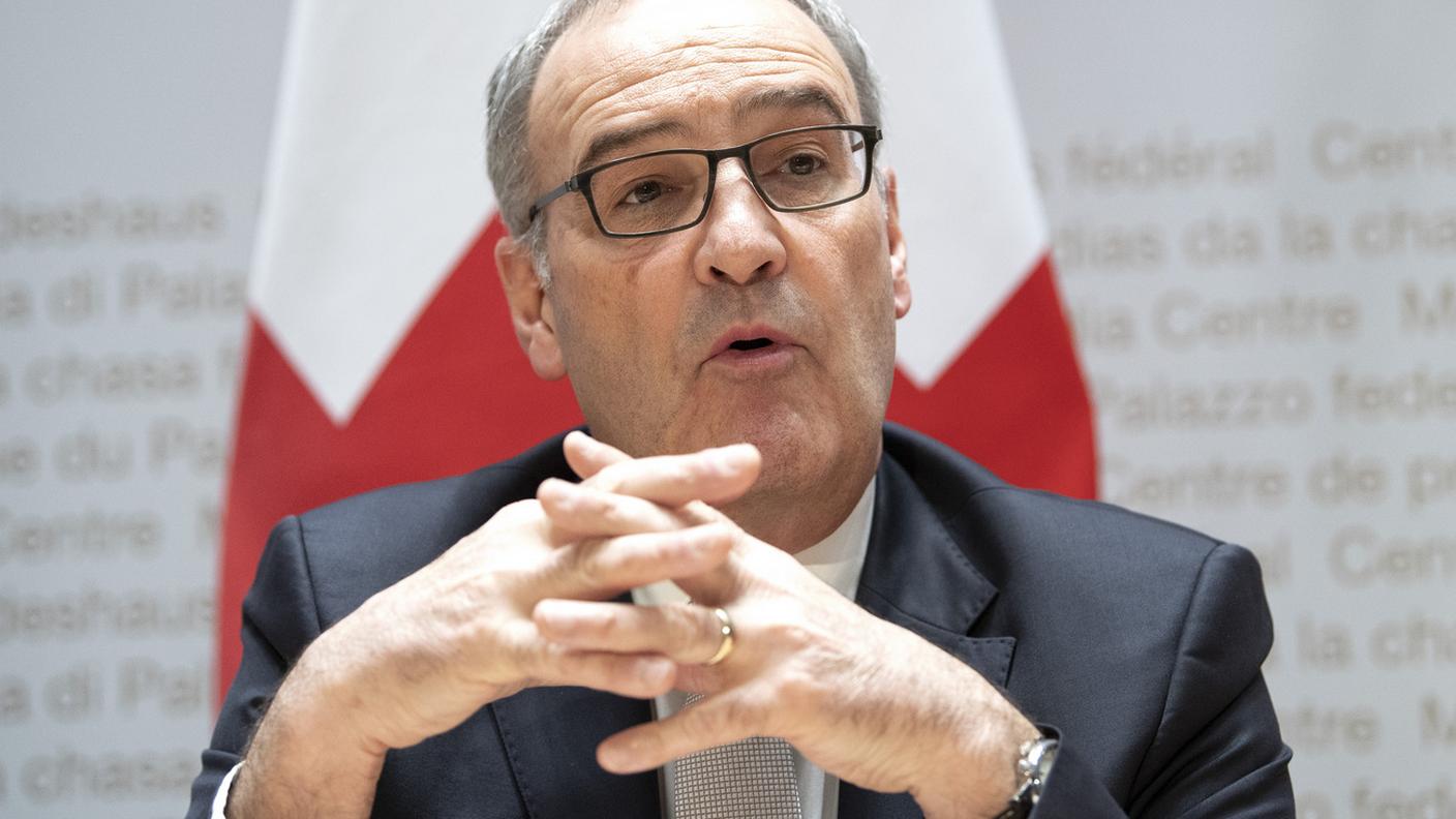Il futuro ministro dell'economia Guy Parmelin