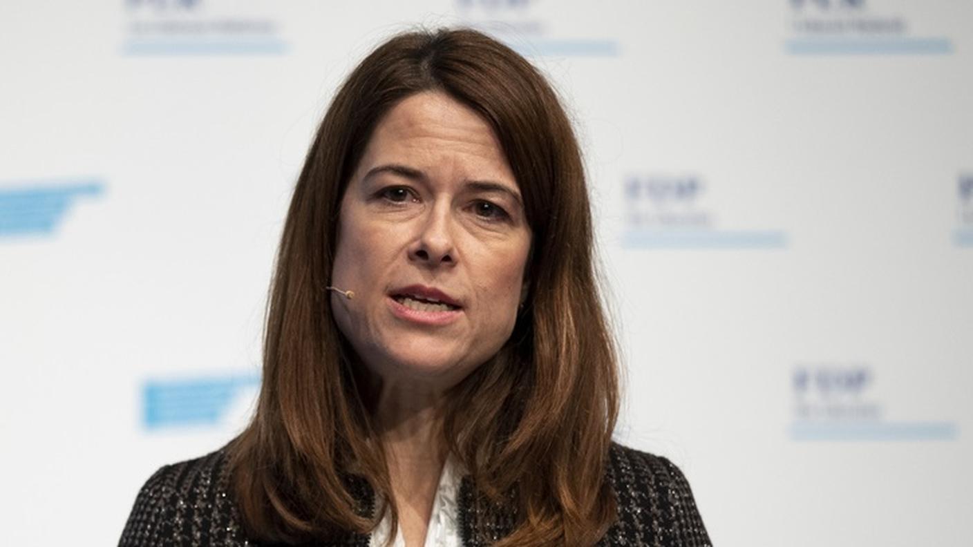 La presidente nazionale del partito Petra Gössi