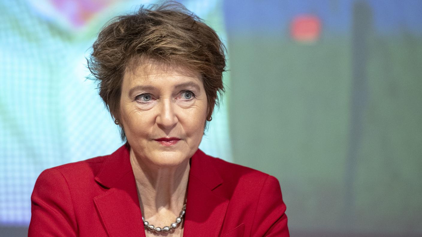 La nuova capa del dipartimento federale dell'ambiente Simonetta Sommaruga
