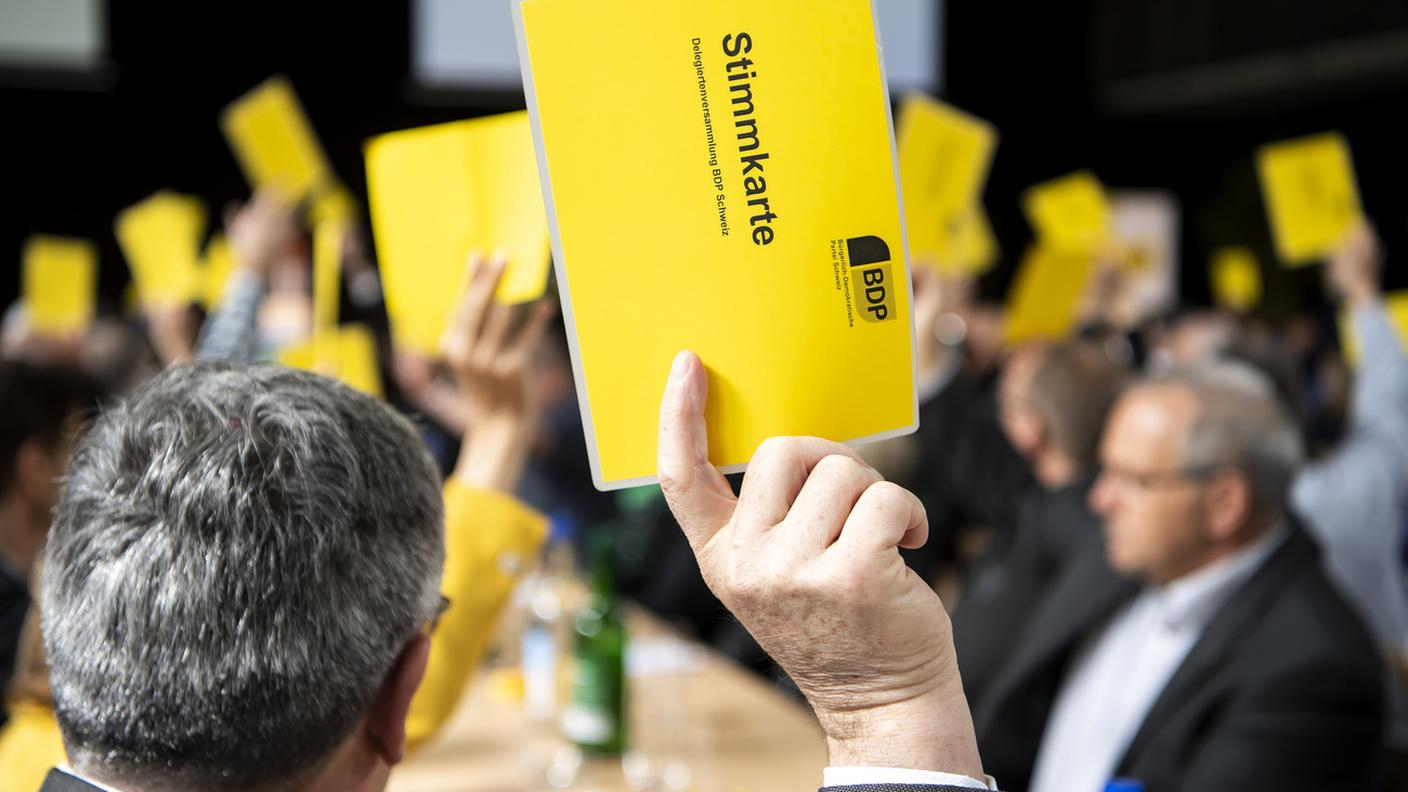 I delegati del partito si sono riuniti oggi nel canton Berna
