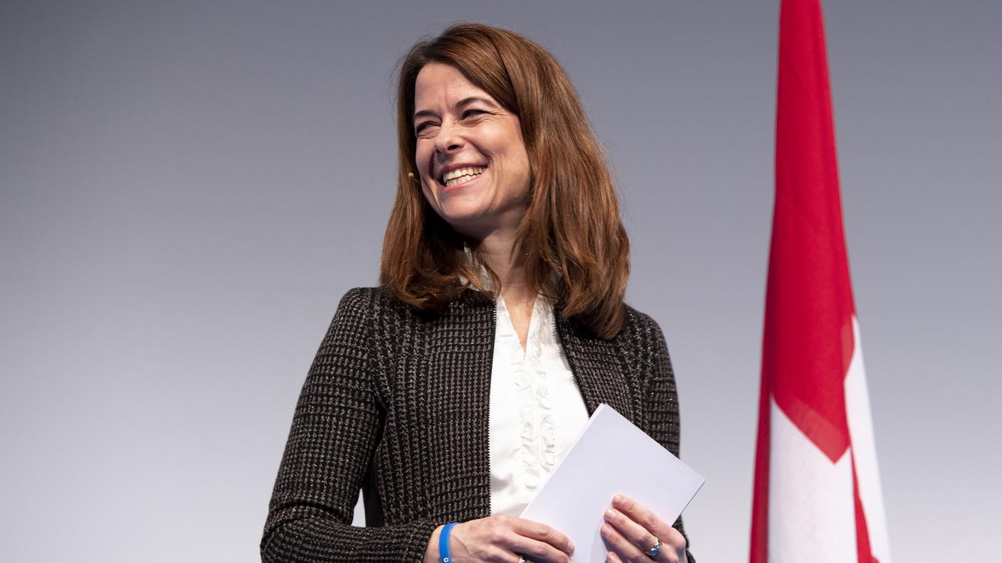La presidente del PLR Petra Gössi, favorevole ad una maggiore sensibilità del suo partito ai temi ambientali