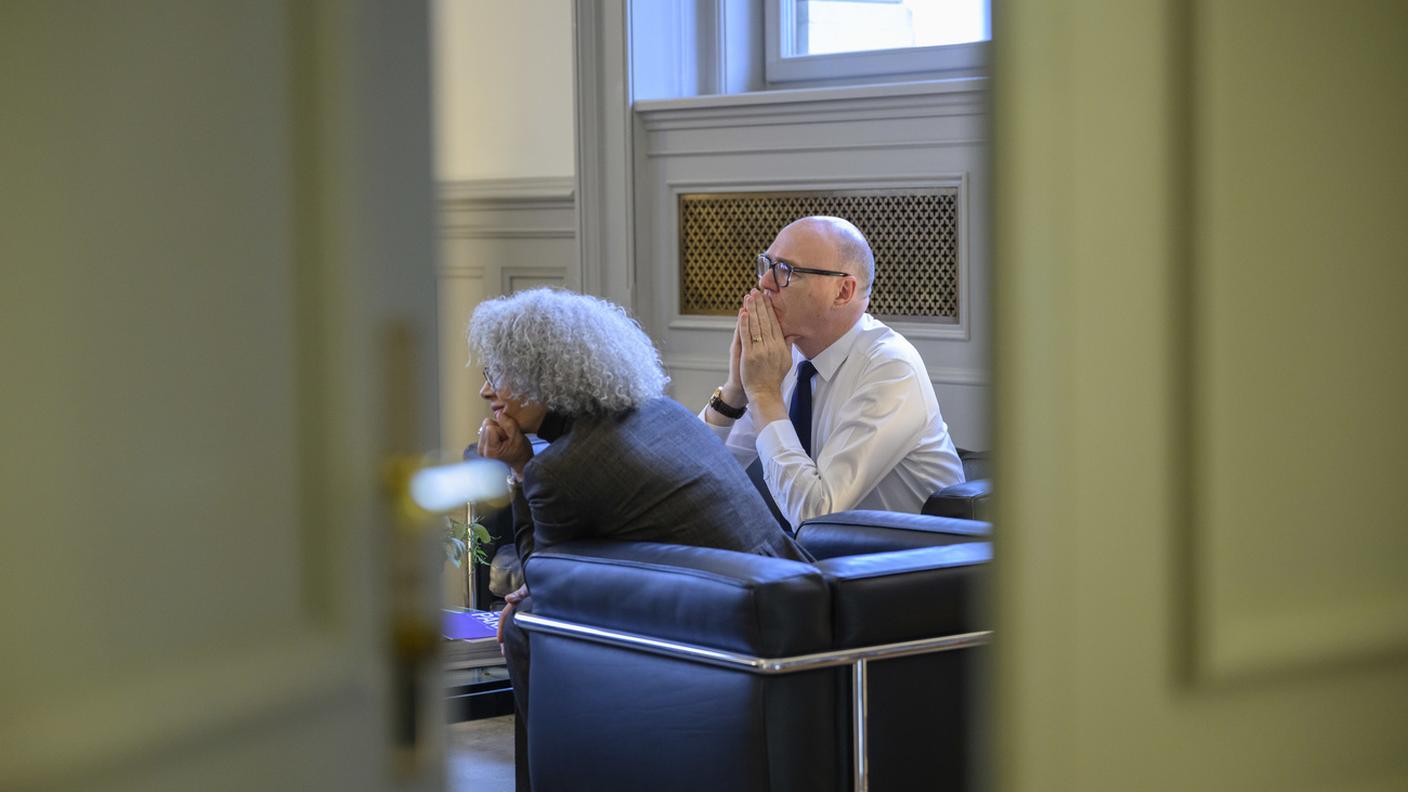 Non parlamentare, ha seguito l'elezione in una saletta a Palazzo