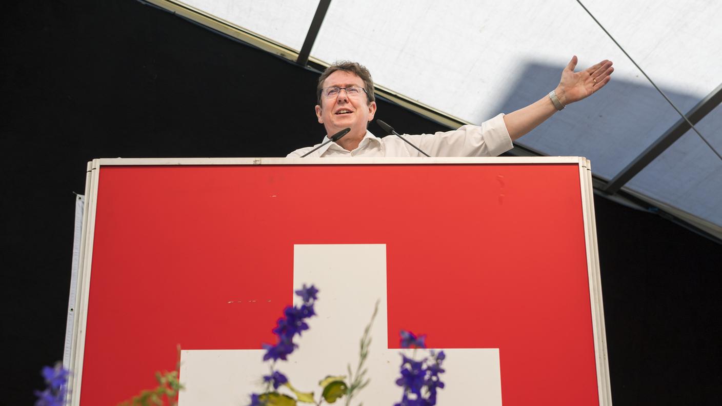 Il presidente UDC Albert Rösti